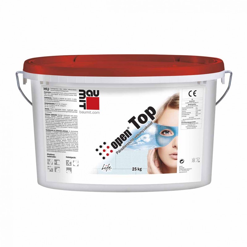Baumit openTop D2 páraáteresztő vékonyvakolat 25kg - II.színcsoport
