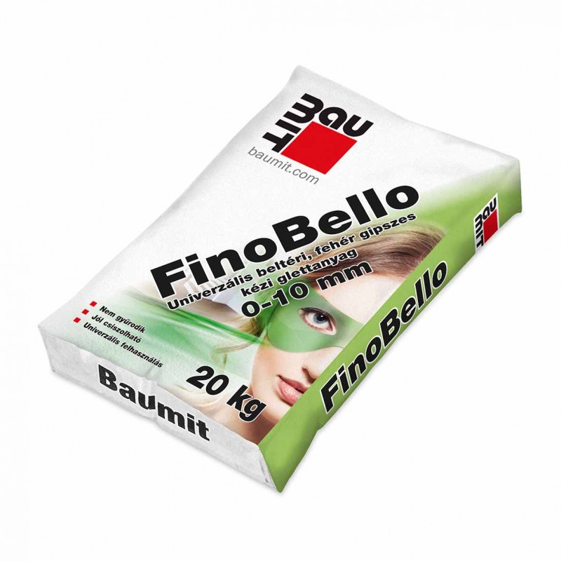 Baumit FinoBello - gipszes glettanyag (0-10mm) - 20 kg