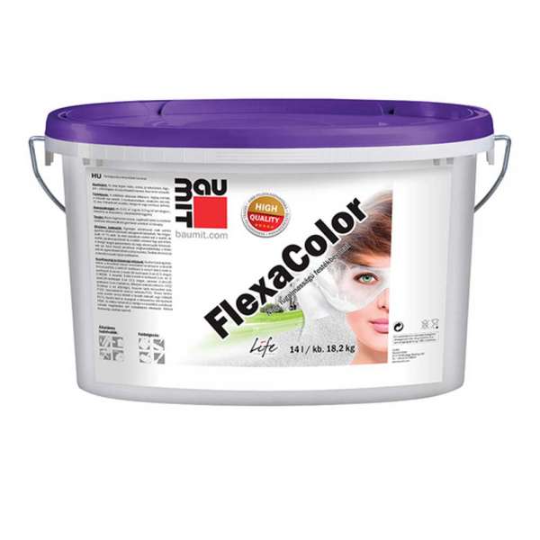 Baumit FlexaColor nagy rugalmasságú festékbevonat - 14 L - fehér