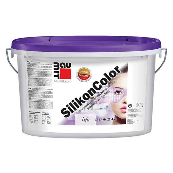 Baumit SilikonColor szilikonos homlokzatfesték - 14 L - fehér