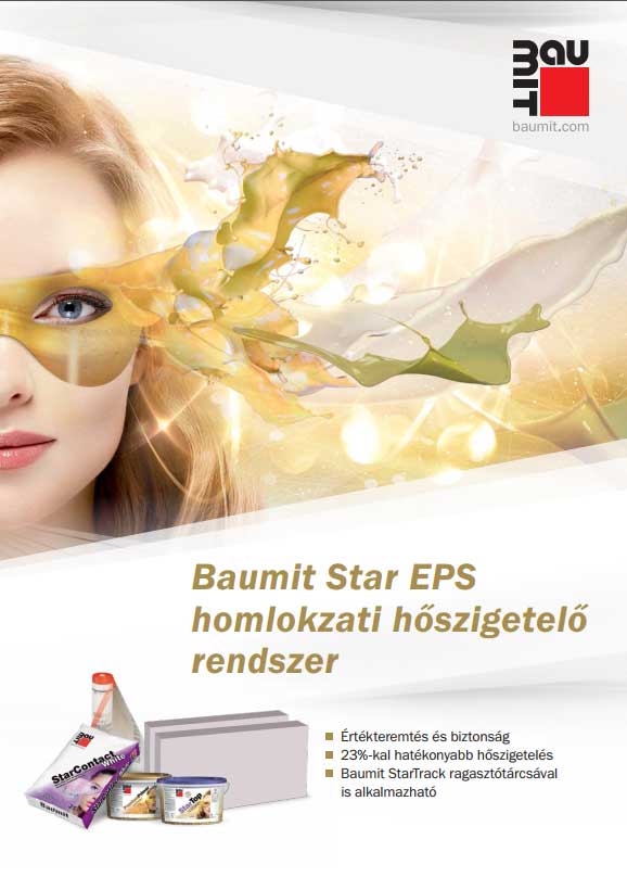 Baumit Star EPS homlokzati hőszigetelő rendszer