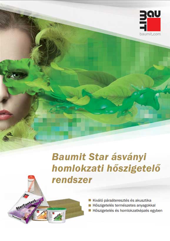 Baumit Star ásványi homlokzati hőszigetelő rendszer